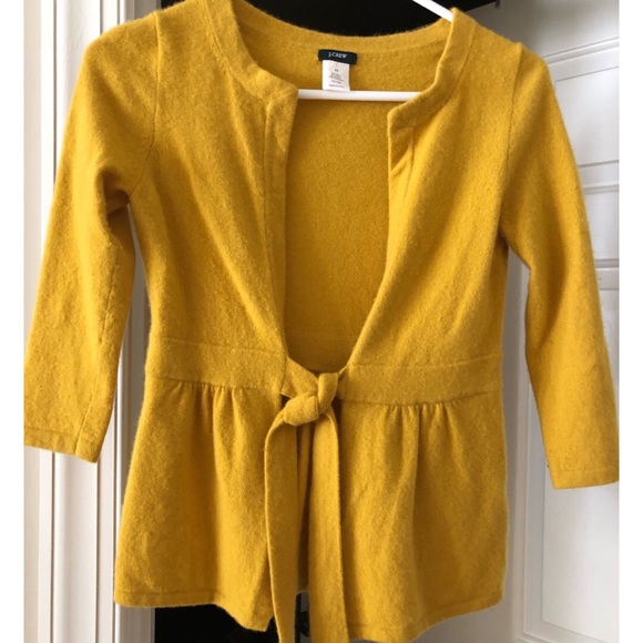 Jcrew mustard wool sweater XS - Picture 1 of 1